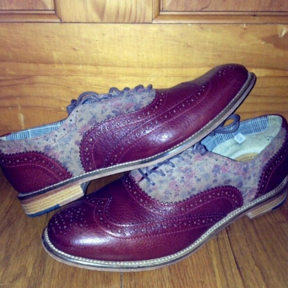 J Shoes Charlie Paprika Rust Oxford Women Sz. 9.5